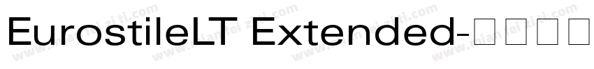 EurostileLT Extended字体转换